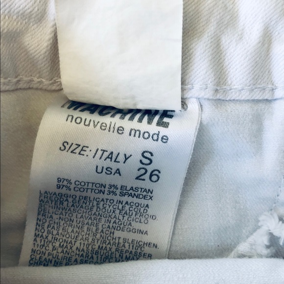 White denim shorts - Picture 3 of 3